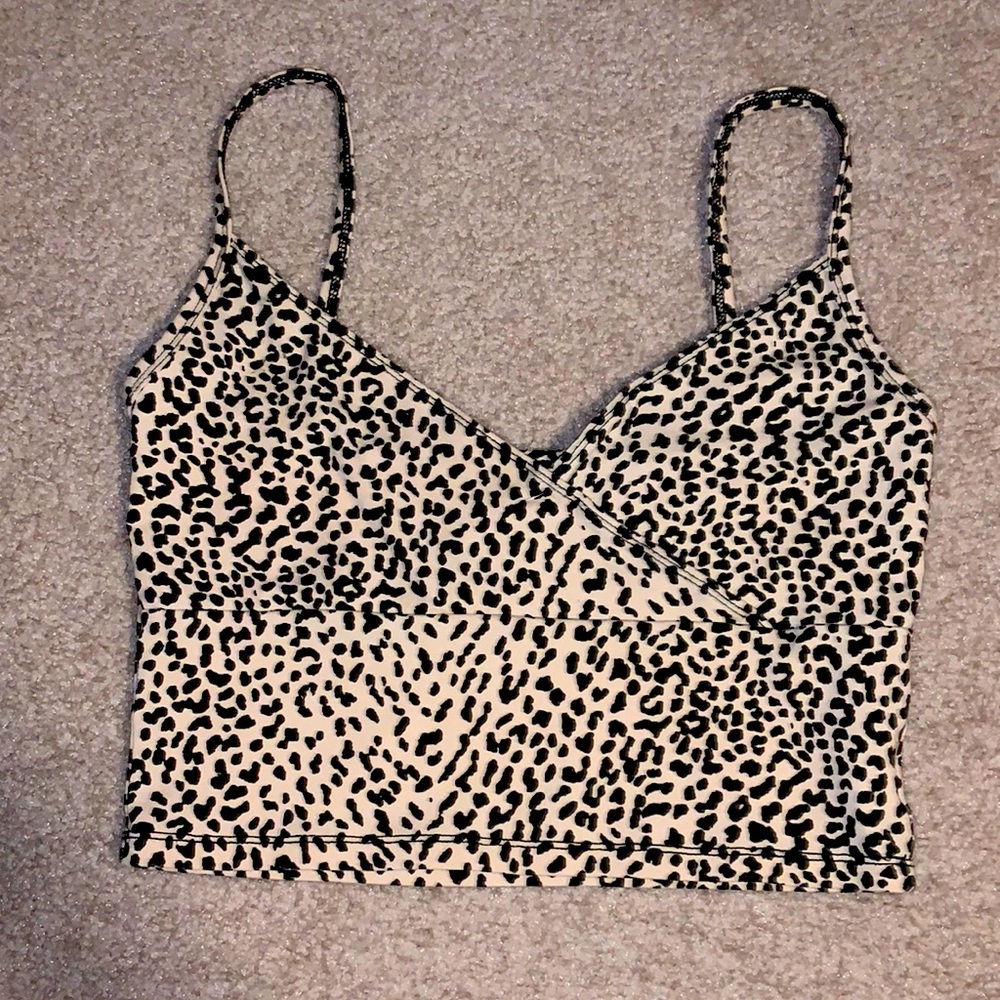 Leopard Print Cropped Tank